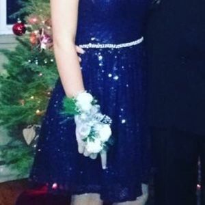 Blue Sparkly Dress